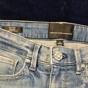 White House Black Market Light Blue High-Rise Jeans